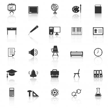 Beyaz arka plan üzerinde sınıf kutsal kişilerin resmi ile yansıtmak