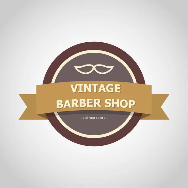 Barber shop vintage odznak styl — Stockový vektor