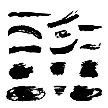 elle çizilmiş tasarım öğeleri kümesi. 