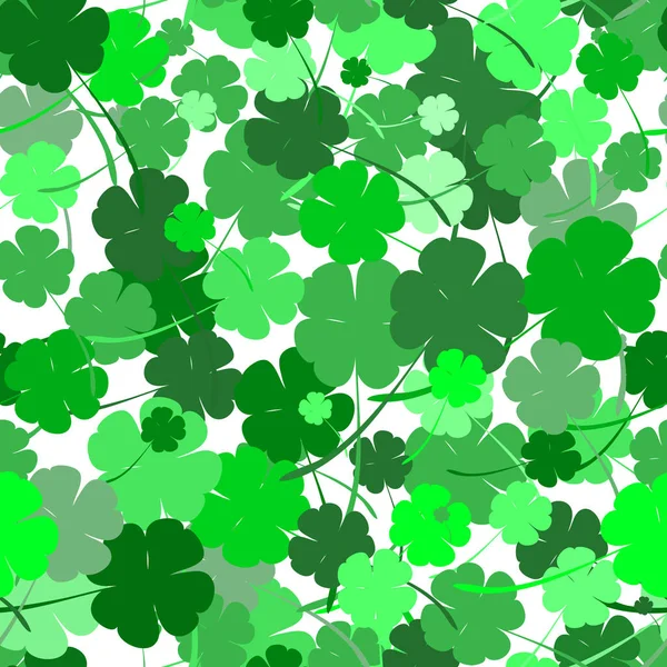 Día de San Patricio vector de fondo sin costuras — Vector de stock