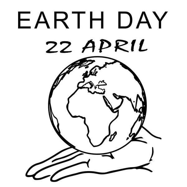 Earth Day card — Stock vektor