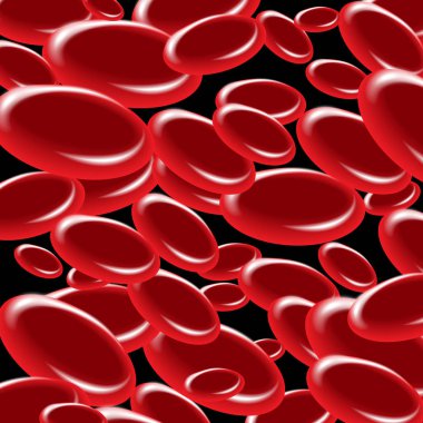 Gerçekçi kırmızı kan hücrelerinin arka plan