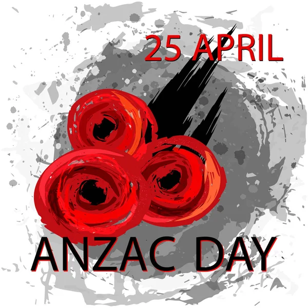 Concept de jour Anzac — Image vectorielle