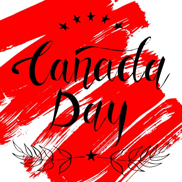 Tarjeta de diseño Canada Day — Archivo Imágenes Vectoriales