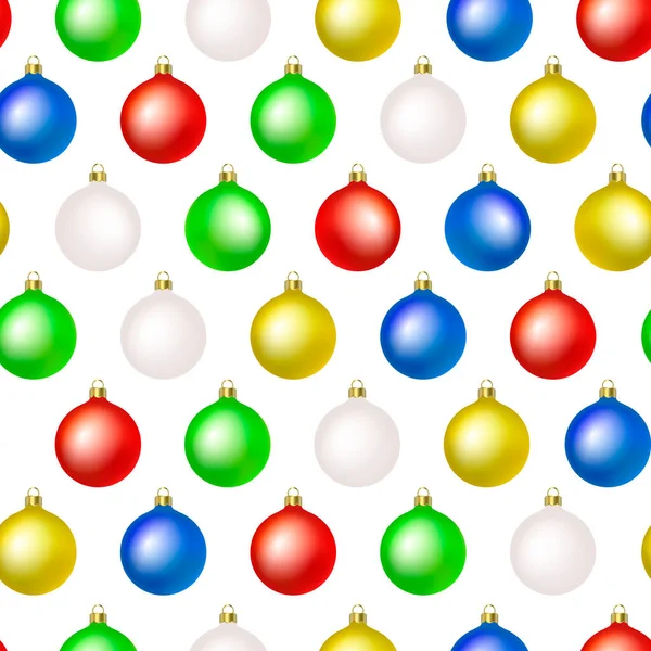 Decoración de Navidad bola de Navidad realista — Vector de stock