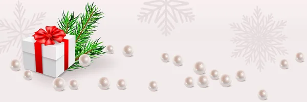 Design de vacances Joyeux Noël et Nouvel An — Image vectorielle