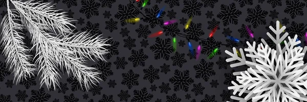 ホリデーデザインメリークリスマスと新年 — ストックベクタ
