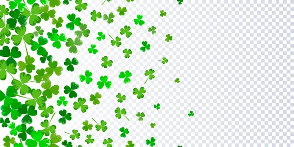 Saint-Patrick horizontal fond sans couture — Image vectorielle