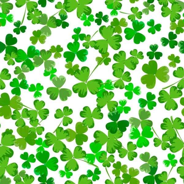 St. Patrick s dag vector sömlös bakgrund — Stock vektor