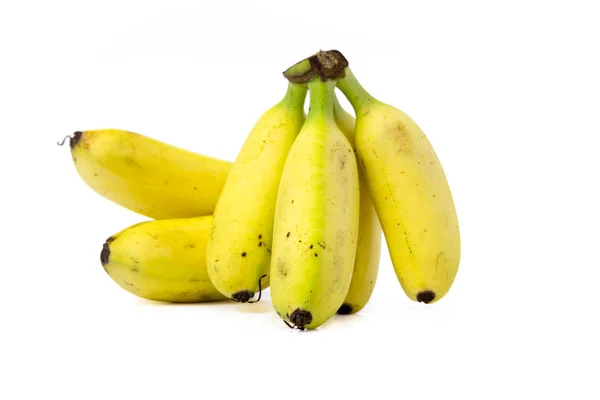 Izolátu banán na bílém — Stock fotografie