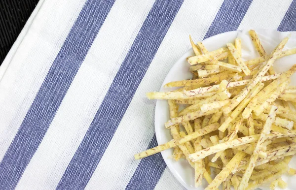 Taro chips fried — Stock Photo, Image