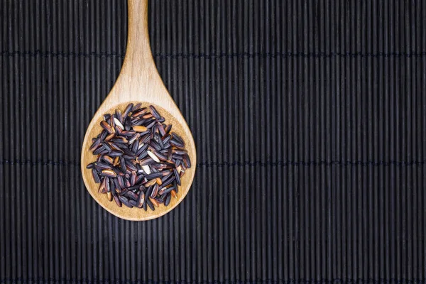Black jusmine rice — Stock Photo, Image