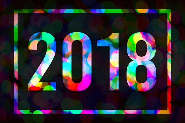 Felice anno nuovo 2018 — Foto Stock