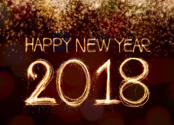 Feliz año nuevo 2018 — Foto de Stock