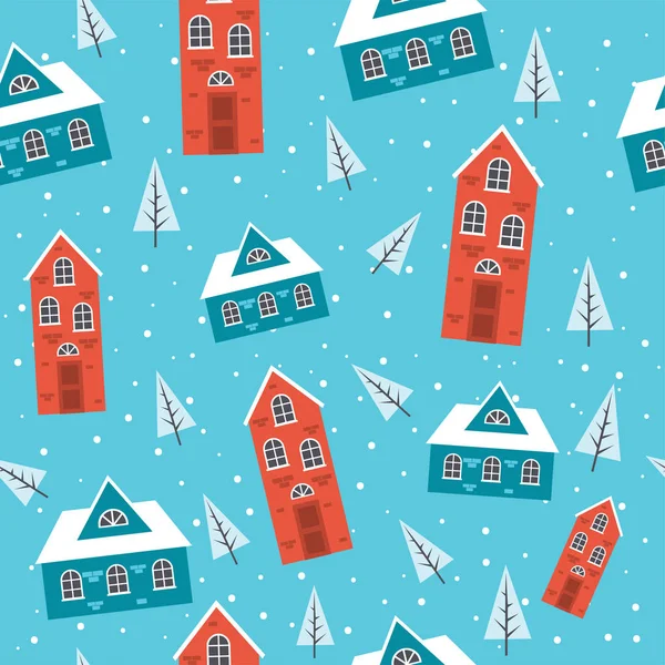 Karlı evleri Seamless Modeli
