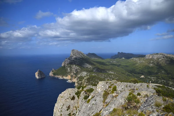 Paisaje desde la Torre d 'Albercutx de Formentor en Mallorca