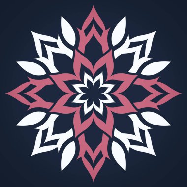 Çiçekli soyut modern arkaplan