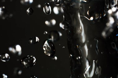 Suyla soyut koyu arkaplan 