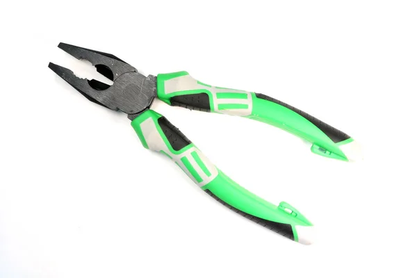 Flat Nose Pliers White Background — Stock Photo, Image