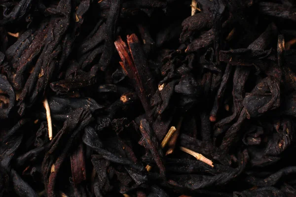 Heap Black Tea Close — Stock Photo, Image