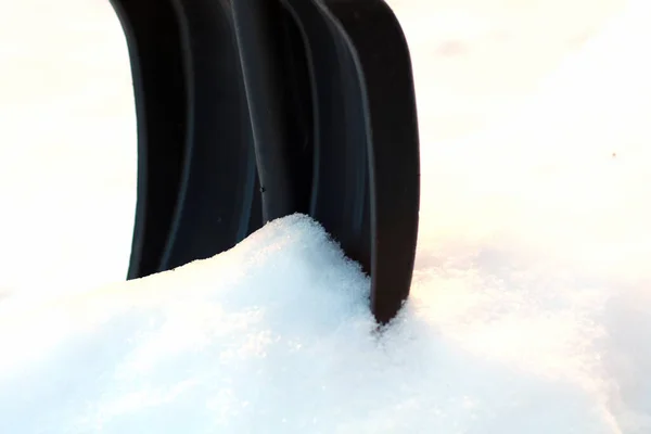 Grote Schop Winter Sneeuw — Stockfoto