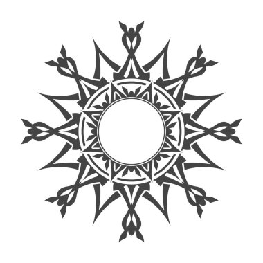 Beyaz arkaplanda siyah simge