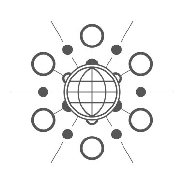 Çokgen geometrik soyut arkaplan