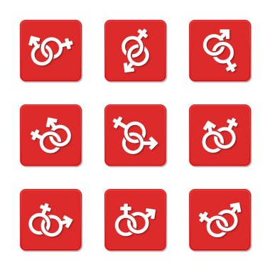 Beyaz arkaplanda düğün simgesi belirlendi