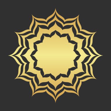 Altın koyu soyut modern arkaplan