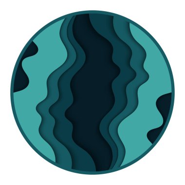 Yeşil dalgalar soyut modern arkaplan 