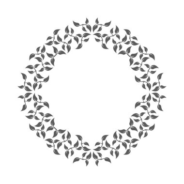 Beyaz arkaplanda çiçek simgesi