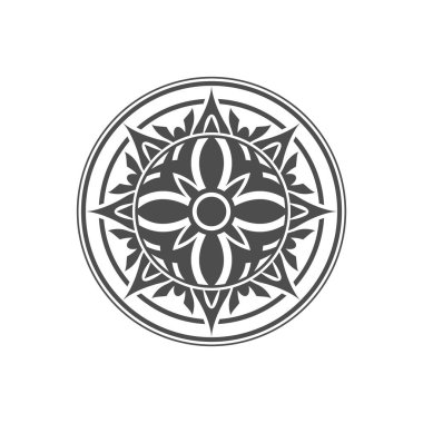 Beyaz arkaplanda siyah simge