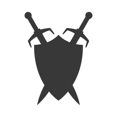 Beyaz arkaplanda koruma simgesi