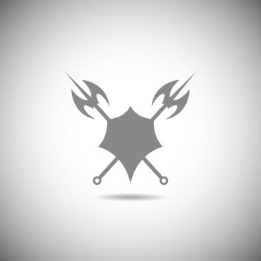 Beyaz arkaplanda koruma simgesi