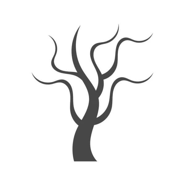 Árbol Icono Abstracto Fondo Moderno — Vector de stock