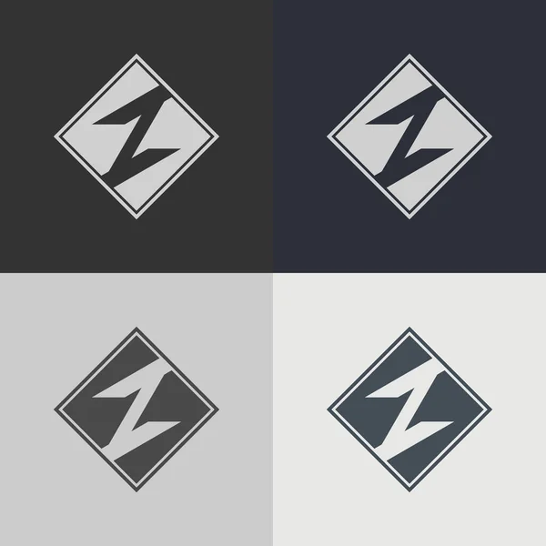 Geometric Icon Set Vector Illustration — 스톡 벡터