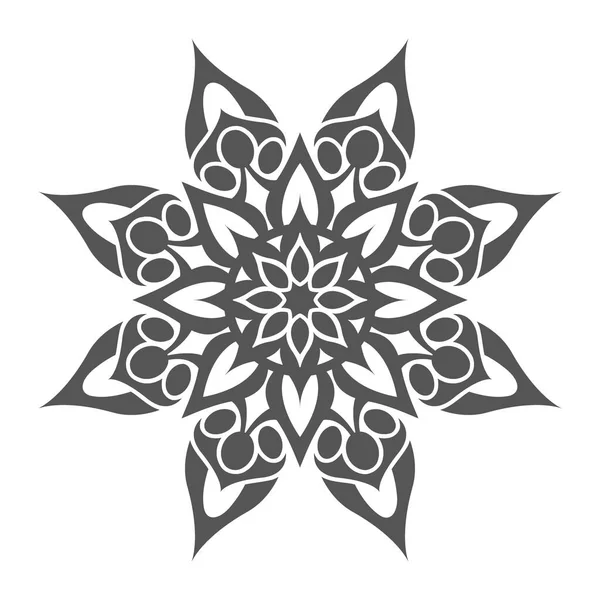 Іконка Квітки Білому Тлі — стоковий вектор