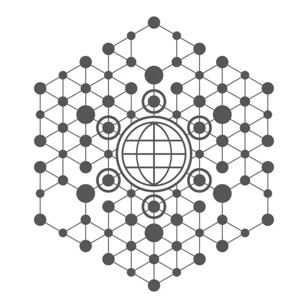 Polygonal Geometrisk Abstrakt Modern Bakgrund — Stock vektor