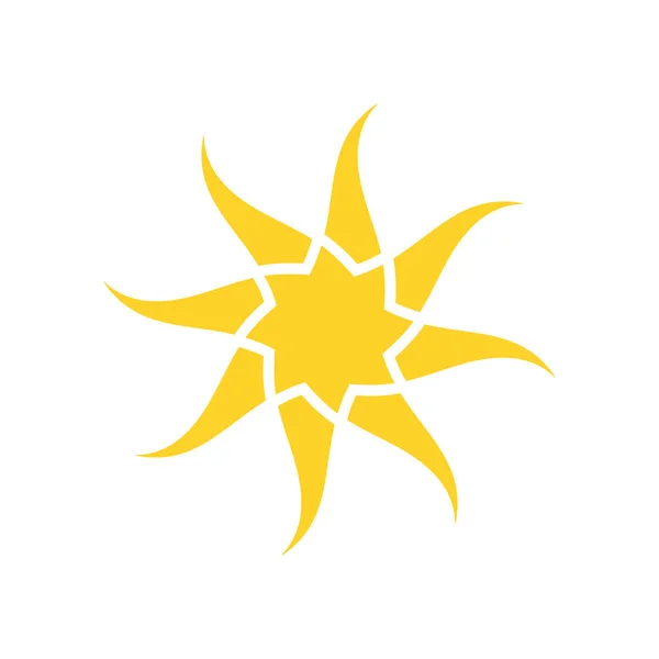 太阳图标摘要现代背景 — 图库矢量图片