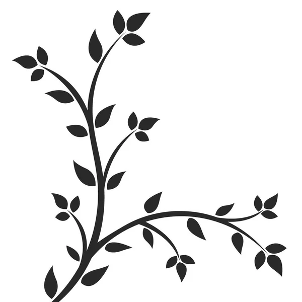 Tree Icon White Background — Stock Vector