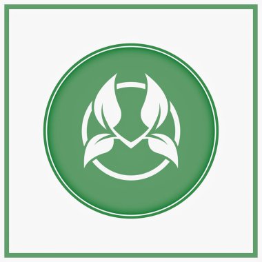 Ağaç dalları ile soyut modern arkaplan