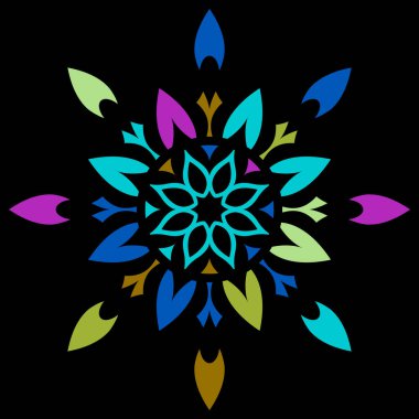 Çiçekli soyut modern arkaplan