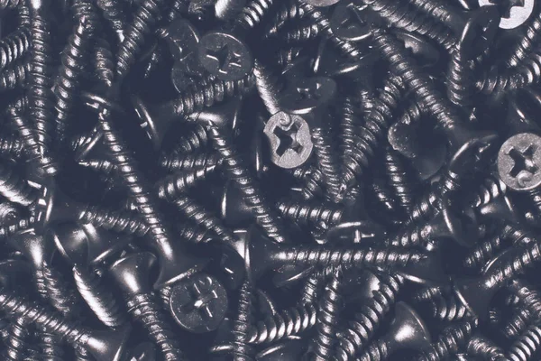 Set Iron Screws Close — Stock Photo, Image