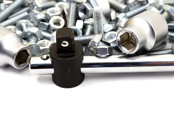 Set Screws Bolts Close — Stock Photo, Image