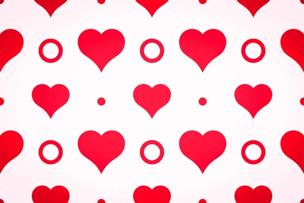 Fondo Moderno Abstracto Con Corazones —  Fotos de Stock