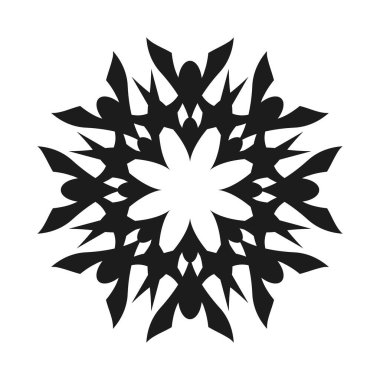 Beyaz arkaplanda siyah işaret