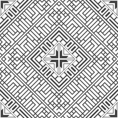 Geometrik siyah beyaz soyut modern arkaplan