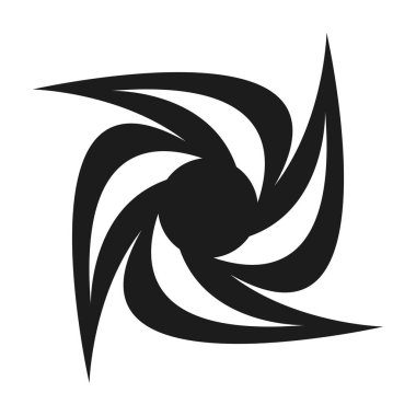 Beyaz arkaplanda siyah işaret