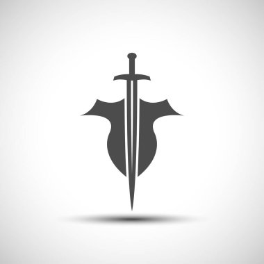 Beyaz arkaplanda koruma simgesi