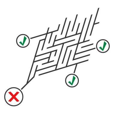 Beyaz arkaplanda modern simge